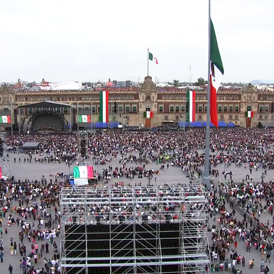 Festejos en el Zócalo de la CDMX por Fiestas Patrias 2026